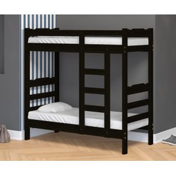 Beliche Quarto Solteiro Recife Cor Preto - 1 Beliche Quarto Solteiro Recife Cor Preto - 1