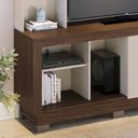 Ver mais imagens de Estante Home Tv 50 Pol 2 Portas 161 Cm Valenca Nogueira Real Off White Colibri