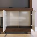 Ver imagem 7 de Estante Home Tv 50 Pol 2 Portas 161 Cm Valenca Nogueira Real Off White Colibri