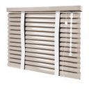 Ver imagem 1 de Persiana Horizontal - 1,70m Larg X 1,20m Alt - Alumínio 50mm com Fita Decorativa - Cor: Bege Escuro