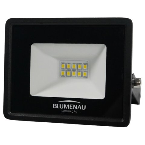 Refletor Holofote Led 10w Branco Quente 3000k Ip65 Blumenau
