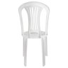 Cadeira Poltrona Bistro Jardim Varanda Cor Branca até 182kg - 3