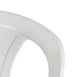 Cadeira Poltrona Bistro Jardim Varanda Cor Branca até 182kg - 4