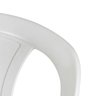 Cadeira Poltrona Bistro Jardim Varanda Cor Branca até 182kg - 4