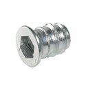 Ver imagem 1 de Bucha Americana Zamac 1/4 X 13 Mm Acabamento Natural (Kit Com 100 Un)