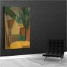 Quadro Decorativo Pablo Picasso Paisagem Cubista:120x80 cm/PRETA - 3