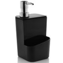 Ver imagem 6 de Kit Pia Cozinha Escorredor Pratos Lixeira 2,5l Porta Detergente Preto