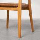 Ver imagem 7 de Conjunto Mesa Jantar Square Laminada Tripé Redonda Natural - 88cm + 2 Cadeiras Dalí Encosto Palha La