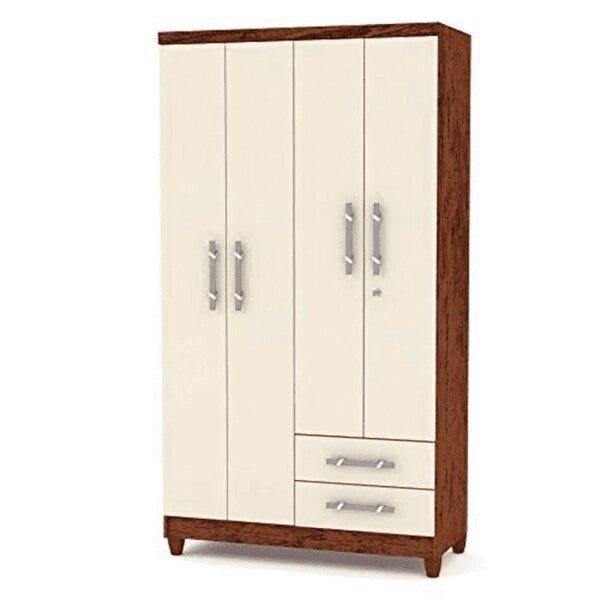 Guarda-Roupa Line Adulto 4 Portas MDP Vila Rica - 2