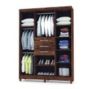 Ver imagem 3 de Guarda-Roupa Casal Taurus 6 Portas 3 Gavetas Vila Rica