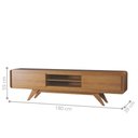 Ver imagem 2 de Rack de Sala para Tv e Decoração Estilo Retrô 2,20