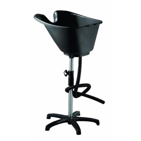 Lavatório Portátil para Cabelo com Ducha, Preto - Dompel