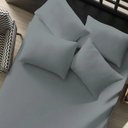 Ver imagem 1 de Lençol Avulso Portallar King Malha Liso Linha Casa Palha