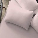 Ver imagem 2 de Lençol Avulso Portallar King Malha Liso Linha Casa Rosa Antigo