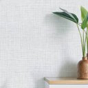 Ver imagem 1 de Papel de Parede Adesivo Textura Linho em Tons de Cinza 10m