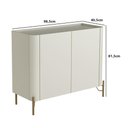 Ver imagem 3 de Balcão Buffet com 2 Portas 98,5cm Pés em Metal 100% Mdf