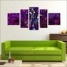 Quadro Decorativo Cavaleiros Dos Zodiaco Anime Desenho Salas Decorações Interiores Com Moldura - 4