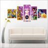 Quadro Decorativo Cavaleiros Dos Zodiaco Anime Desenho Salas Decorações Interiores Com Moldura - 4