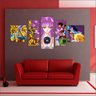 Quadro Decorativo Cavaleiros Dos Zodiaco Anime Desenho Salas Decorações Interiores Com Moldura - 6