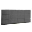 Ver imagem 1 de Painel Cabeceira Luna 1.93 Mt-Suede Cinza/Gatmagazine