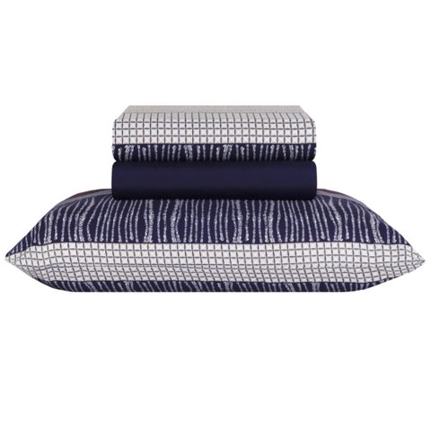 Jogo Lençol Estampado Microfibra Cama Queen Logan