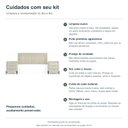 Ver imagem 4 de Kit Cabeceira Arco com Duas Mesas Bend Principal Incolar Luna Metal Preto