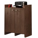 Ver imagem 5 de Balcão Baixo Office Para Escritorio Castanho Castanho