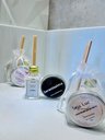 Ver imagem 3 de Kit 60 Pçs Difusor Mini Vidro 30ml e Vela Mini Lata 20gr Luz & Aroma Premium: Capim Limão