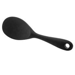 Colher de Arroz de Silicone Preta 22cm - Lyor - 1