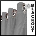 Ver imagem 3 de cortina blackout corta luz 8,00 x 2,40 ilhos Ana cinza