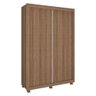 Guarda Roupa Honduras Plus com 02 Portas Deslizante 3 Gavetas Móveis Rimo Freijo/Freijo - 1
