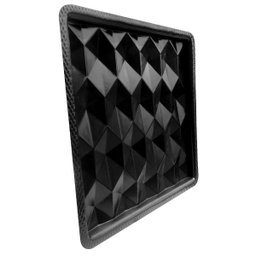 Kit 4 Formas 3d Abs - Hexágonos 30x30 Cm Placa Gesso Cimento 1.5mm - 5