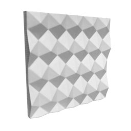Kit 4 Formas 3d Abs - Hexágonos 30x30 Cm Placa Gesso Cimento 1.5mm - 4