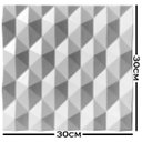 Ver imagem 6 de Kit 4 Formas 3d Abs - Hexágonos 30x30 Cm Placa Gesso Cimento 1.5mm