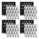 Ver imagem 1 de Kit 4 Formas 3d Abs - Hexágonos 30x30 Cm Placa Gesso Cimento 1.5mm