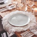 Ver imagem 2 de Prato Raso Vidro Opalino Diwali Granit Marmore 25cm Lyor