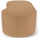 Ver imagem 3 de Kit Puff Redondo Lola e Puff Recamier Orgânico Orbit W01 Bouclê Mostarda - Lyam Decor