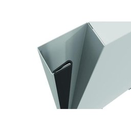 Armário Aço 2 Portas 3 Prateleiras Cinza com Azul - 4