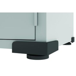 Armário Aço 2 Portas 4 Prateleiras Cinza com Azul - 2