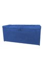 Ver imagem 1 de Recamier Puff Baú Beira de Cama Solteiro 90 cm -Azul Royal