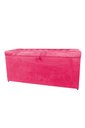 Ver imagem 1 de Recamier Puff Baú Beira de Cama Solteiro 90 cm- Rosa Choque