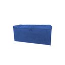Ver imagem 1 de Recamier Puff Baú Solteiro Azul Royal
