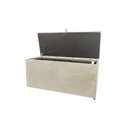 Ver imagem 2 de Recamier Puff Baú Solteiro - Creme - Suede