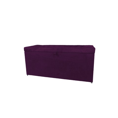 Recamier Puff Baú Solteiro - Roxo