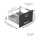 Ver imagem 7 de Arquivo de Madeira 4 Gavetas Of04gp25