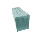 Ver imagem 2 de Recamier Puff Baú Solteiro - Azul Tiffany