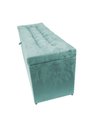Ver imagem 2 de Recamier Puff Baú Solteiro - Azul Tiffany