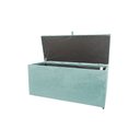 Ver imagem 3 de Recamier Puff Baú Solteiro - Azul Tiffany