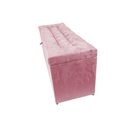 Ver imagem 3 de Recamier Puff Baú Solteiro - Rosa Claro