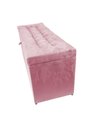 Ver imagem 3 de Recamier Puff Baú Solteiro - Rosa Claro